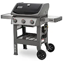 Churrasqueira a Gás, com 3 queimadores, para 15 pessoas, preto, WEBER 45010001, Preto
