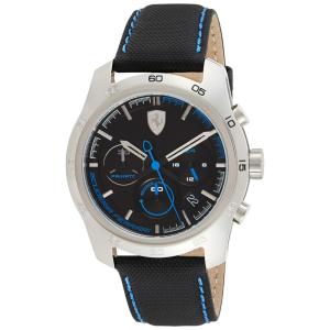 Relógio masculino Primato Chronograph mostrador e 830445, FERRARI 0830445, Preto