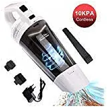 Aspirador de Pó Automotivo Portátil Seco e Úmido Carga Rápida e Muito Tempo de Trabalho, ETERNAL HOME 8542020885, Branco
