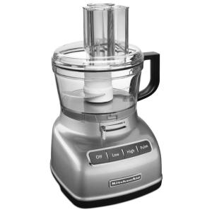 Processador KitchenAid Processadora de Alimentos de 9 Taças Sistema de Cortes Silver 110V
