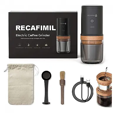 Moedor de Café Elétrico Portátil