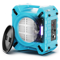 Purificador de Ar Industrial com Filtro HEPA Pro 870 com Filtragem de 3 Estágios, 115V, Alorair, Azul
