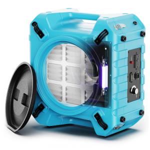 Purificador de Ar Industrial com Filtro HEPA Pro 870 com Filtragem de 3 Estágios, 115V, Alorair, Azul