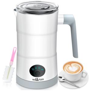 CORNMI Espumador Elétrico Automático 350 mL, Aço Inoxidável, 110v, NEWOER, Branco