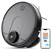 Aspirador de Pó Robô com Conexão via APP WI FI, Auto Carregamento e Mapeamento Multinível, 110V, VIOMI V2, Preto