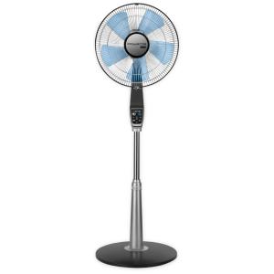 Ventilador de Coluna com 5 Vel Oscilação e Controle Remoto, 110V 35W, ROWENTA VU5670, Cinza