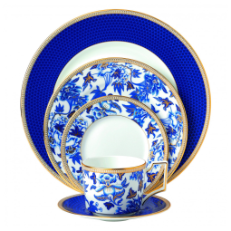 Conjunto de Aparelho de Jantar em Alta Qualidade e Elegância com 5 Peças e Material de Porcelana, Wedgwood 40003902, Branco