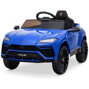 Carro, Carrinho Lamborghini Urus Elétrico Infantil a Bateria 12V 1 Assento com 3 Velocidades Luz LED e Suspensão de Mola, KIDZONE, Azul