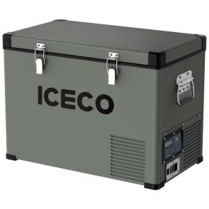 ICECO VL60 Mini Geladeira Automotiva Portátil, DC 12 24V, AC 110 220V, Capacidade 60L