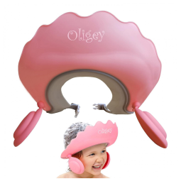 Chapéu Viseira Infantil Protetor de Olhos Hora do Banho, OLIGEY OBC001, Azul