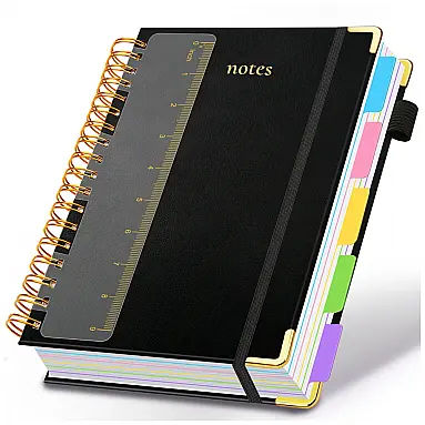 Caderno universitário espiral capa dura