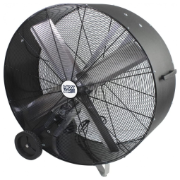 MaxxAir High Velocity Industrial Belt Drive Barrel Fan. Heavy Duty Rolled Steel Housing 42 Inch Barrel Fan