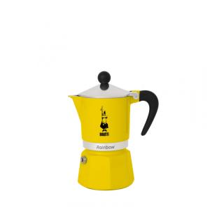 Cafeteira de Café Expresso Manual Italiana, Bialetti 4982, Amarelo