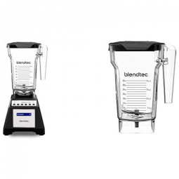 Classic Liquidificador Profissional, capacidade 2,2L, 75OZ, 1560W, preto, 110v, BLENDTEC, Preto