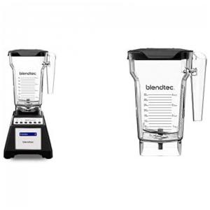 Classic Liquidificador Profissional, capacidade 2,2L, 75OZ, 1560W, preto, 110v, BLENDTEC, Preto