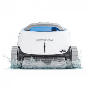Dolphin Proteus DX4 Aspirador Robótico Automático para Piscina, Escalada de Paredes, Escova Esfregadora Linha d'Água, Piscinas Enterradas