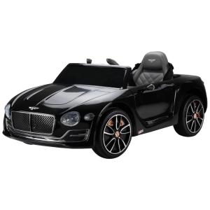 Kids Ride Carrinho, Carro Elétrico, 2 lugares, 12V, com controle remoto, USB MP3, 8 km por hora, 2 a 6 anos, preto, TOBBI, Preto