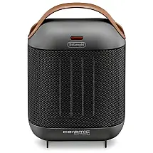 Aquecedor Elétrico Portátil Cerâmico para Uso Interno, 110V 1500W, DeLonghi Capsule, Cinza Escuro