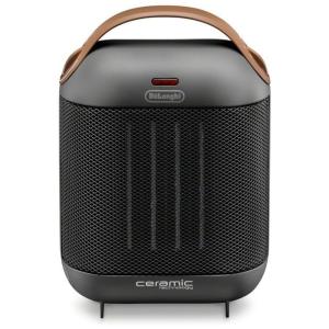Aquecedor Elétrico Portátil Cerâmico para Uso Interno, 110V 1500W, DeLonghi Capsule, Cinza Escuro