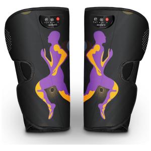 Massageador Elétrico de Compressão para Panturrilha 3 Modos e 3 Intensidades, Bivolt, QUINEAR, Preto