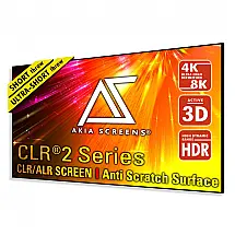 Tela de projeção fixa ALR 103" Akia Screens cinza 16:9 CLR2 4K 8K 3D para projetor curto e ultracurto