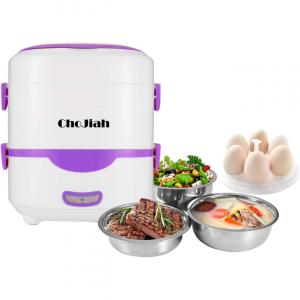 ChiJiah Panela de Arroz Multifunção 1.5L, 350W, 110v, LOMEJOR, Branco