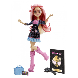 Monster High Boneca Górgona Viperina para Crianças a partir de 6 Anos, MATTEL BDD85, Rosa