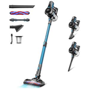 Aspirador de Pó Multifuncional sem Fio com Acessórios, 110V, INSE HairN6S, Azul