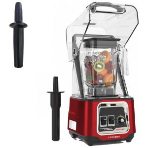 Liquidificador Profissional 1,5 L com 9 Velocidades e Modo Silencioso, 110V 2200W, CRANDDI, Vermelho