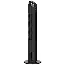 Ventilador de Torre com 3 Velocidades, Controle Remoto e Tela LED, 110V 60W, COMFORT ZONE CZTF421RBK, Preto