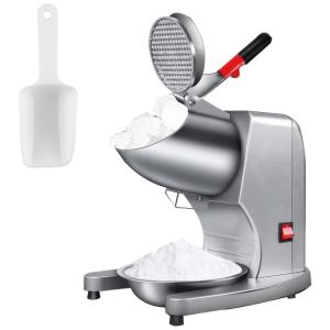 Kofohom Máquina de Raspadinha Elétrica Produz até 94 kg, h 300W, Aço Inoxidável, 110v, KOFOHON SM 02, Cinza