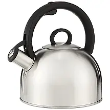 Chaleira de Chá 2L com Apito, Aço Inoxidável, CUISINART CTK SS17N, Prateado