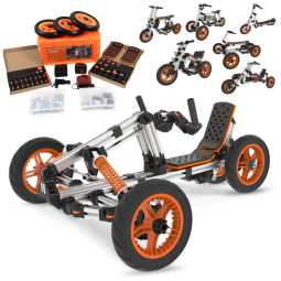 Kit Construíeis com Mais de 15 Veículos Elétricos Alimentados por Bateria para 5 a 18 Anos, Docyke