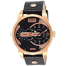 Relógio Masculino Analógico Quartzo, Couro, DIESEL DZ7317, Preto