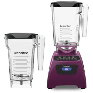 Liquidificador Programável com 2 Jarras 2,6L e 2,2L, 4 Ciclos Pré Programados, 110V 1560W, Blendtec Classic 575, Roxo