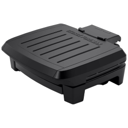 Sanduicheira Antiaderente 2 Fatias com Design Compacto, 110v, GEORGE FOREMAN GRES060BS, Preto