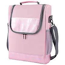 Bolsa Térmica Para Transporte de Vinhos TUSIASC até 2 Garrafas, Rosa