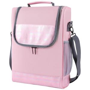 Bolsa Térmica Para Transporte de Vinhos TUSIASC até 2 Garrafas, Rosa