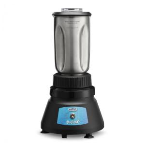 Liquidificador Profissional 950mL com Velocidade Ajustável, Compacto e Lâmina Removível, 110V 360W, Waring BevBasix, Preto