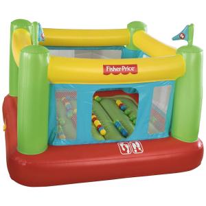 Casa Pula Infável Inclui 50 Bolas, até 85 kg, Idade Recomendada 3 Anos ou Mais, FISHER PRICE 93532E, Amarelo