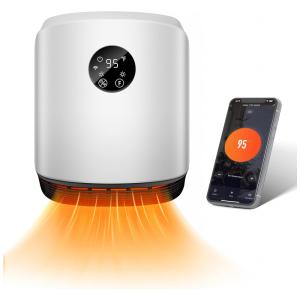 Aquecedor Elétrico de Parede com Controle Remoto Wifi, 1500W 110V, TMWINGS, Prata