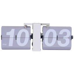 Relógio de Mesa e Parede Flip, Quartzo, Alta Precisão, Gdrasuya, Cinza