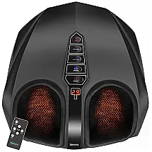 Massageador Elétrico para Pés com Controle Remoto, Belmint, Preto