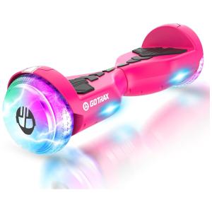 Hoverboard com Luz LED, Alto Falante Musical, Velocidade de 9km/h e Alcance até 9 km, para Crianças e Adolescentes até 80 kg, 110V 250W
