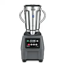 Liquidificador Comercial Waring CB15 com Motor 2,8 kW, Recipiente de Aço Inoxidável 3,8 L, 3 Velocidades e Controle Touchpad