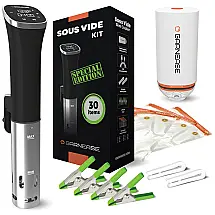 Termocirculador Elétrico Ultra Silencioso para até 15L, 1000W, 110v, GARNEASE, Preto