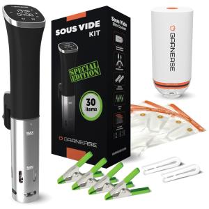 Termocirculador Elétrico Ultra Silencioso para até 15L, 1000W, 110v, GARNEASE, Preto