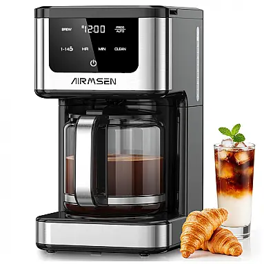 Cafeteira Elétrica AIRMSEN Preta 2,1L