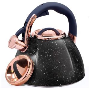 Chaleira de Chá 3L com Apito, Aço Inoxidável, TECHNICAL COFFEE KT 01, Preto