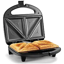 Sanduicheira Antiaderente 2 Fatias 750W, 110v, OSTBA ABS05, Preto